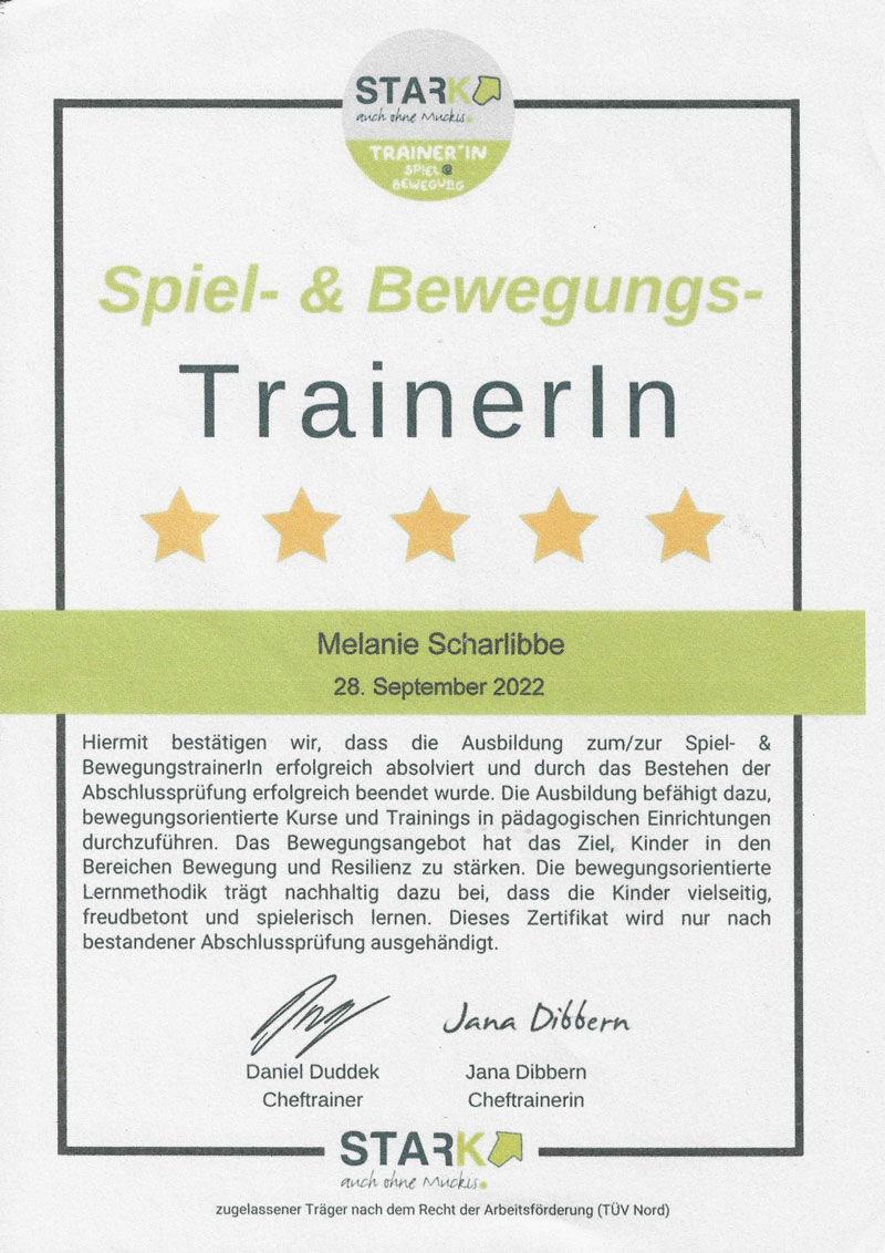 Spiel-&-Bewegungstrainerin